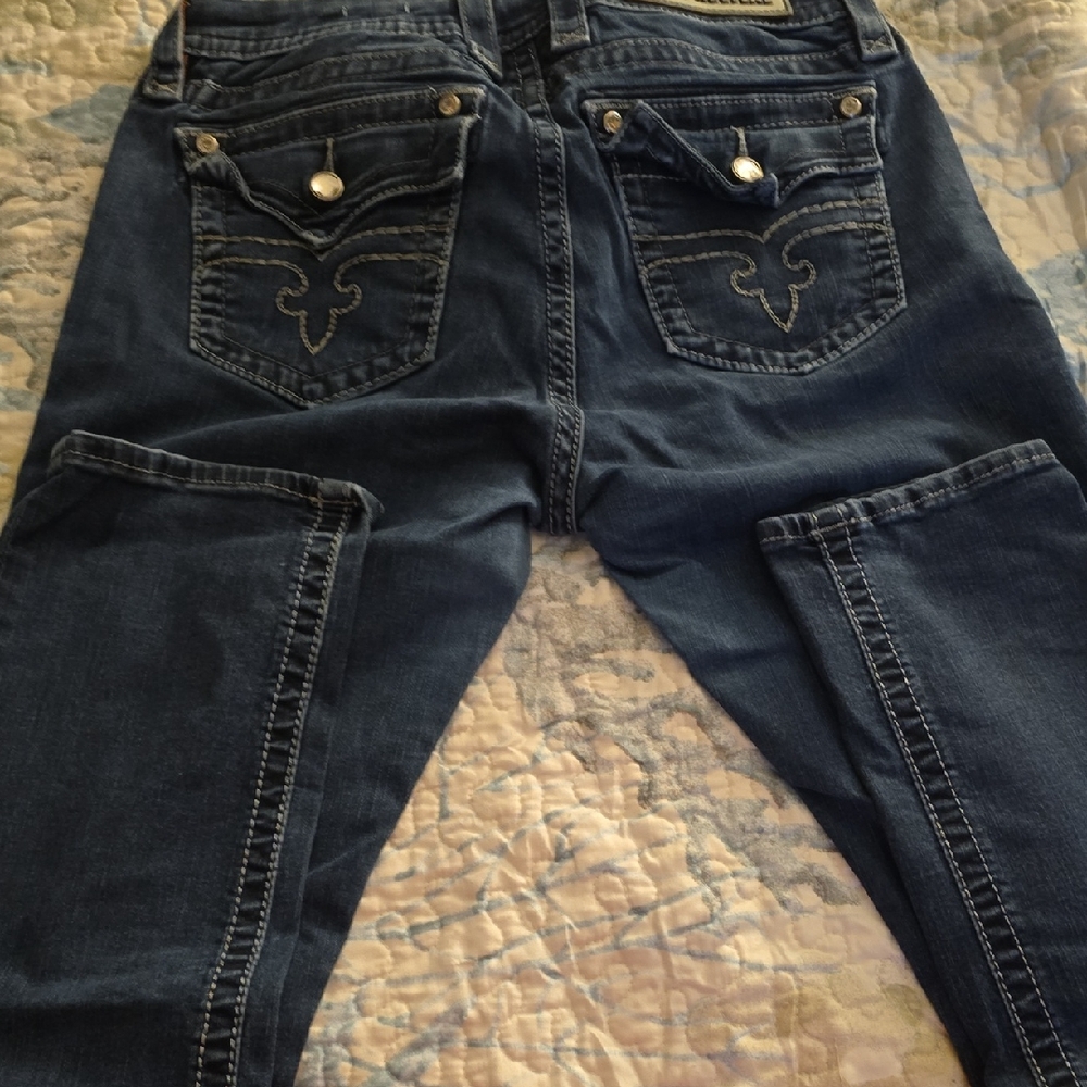 Rock Revival Dark Blue Skinny Jeans